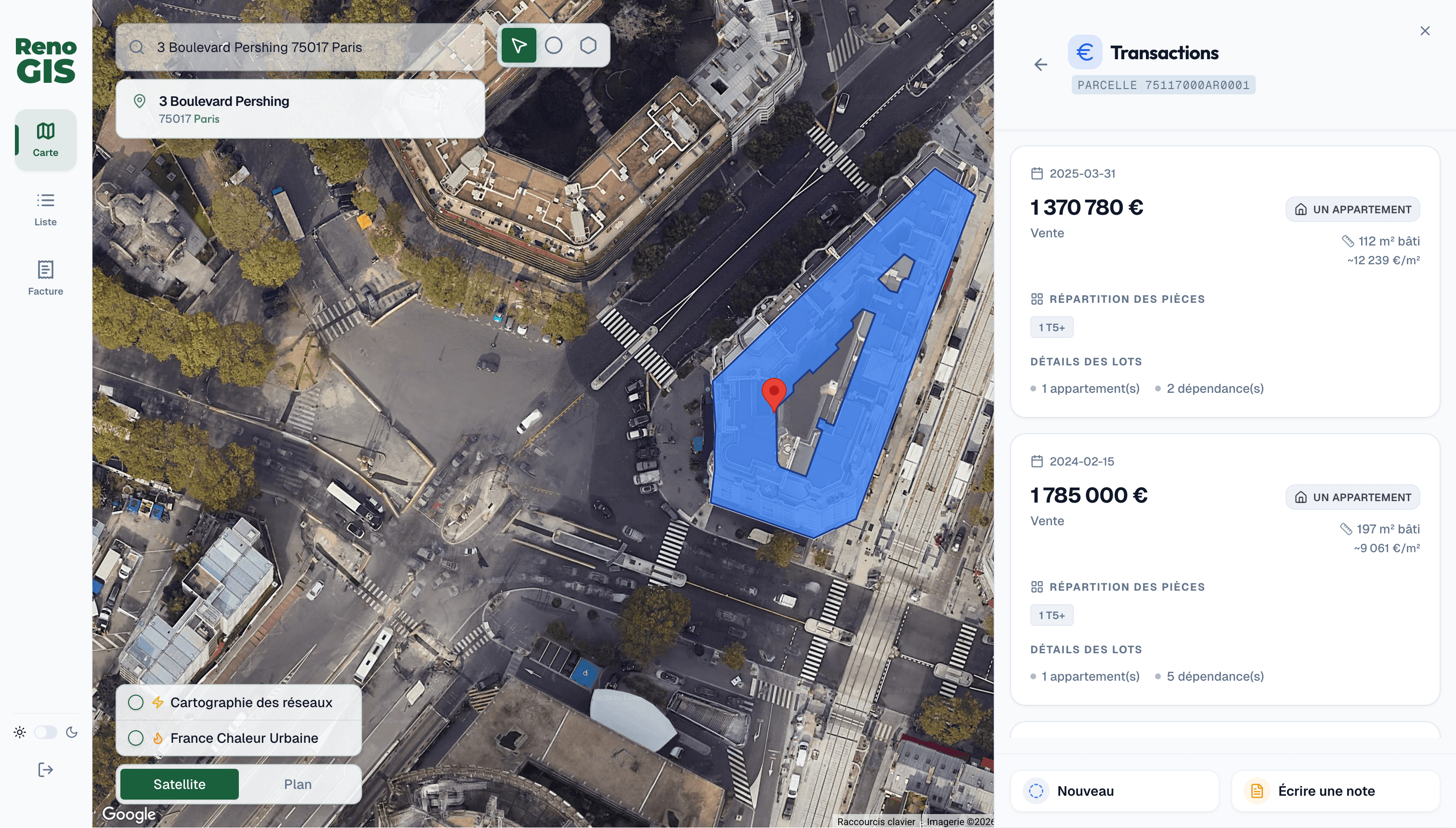 Viewer Historique des ventes — RenoGIS